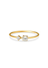 ENZA PEARL STONE RING