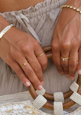 ENZA PEARL STONE RING