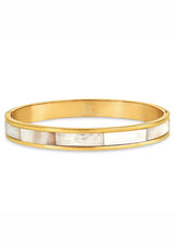 ESTELLE MOTHER OF PEARL BANGLE BRACELET