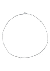 ROZLYN BEADED BALL CHAIN NECKLACE