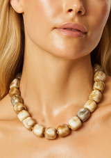 UMA OVERSIZED BEADED NECKLACE