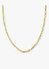 JULIAN CUBAN CHAIN NECKLACE 3MM