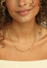 JULIAN CUBAN CHAIN NECKLACE 3MM