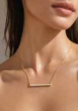 LORENZA HORIZONTAL BAR NECKLACE