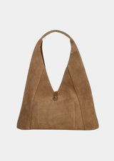 MALIN SUEDE HOBO SHOULDER BAG