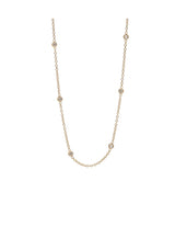 CZ STATION NECKLACE