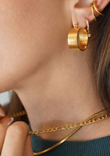 ALESSIA HUGGIE HOOP EARRING