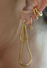 ALESSIA HUGGIE HOOP EARRING