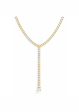 JAHZARA TENNIS LARIAT NECKLACE