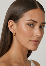 BLAKELY HAMMERED MINI HOOP EARRING