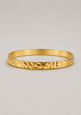 MARIBEL HAMMERED BANGLE BRACELET