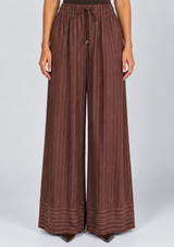 CAMILLE PINSTRIPE WIDE LEG PANT