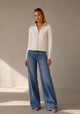 BLAIR ZIP UP SWEATER