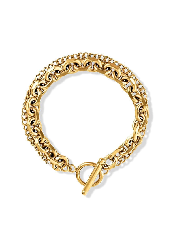 NILA DOUBLE CHAIN NILA BRACELET