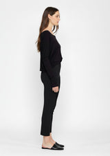 PONTE KNIT SLIM LEG PANT