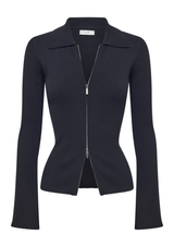 BETINA ZIP FRONT KNIT