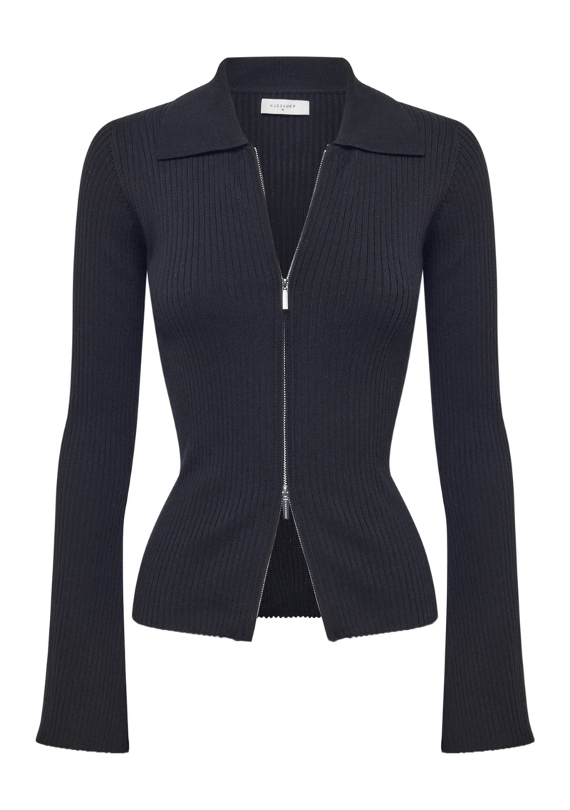 BETINA ZIP FRONT KNIT