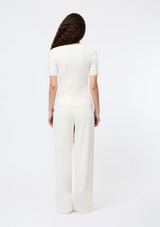 MARLEY KNIT WIDE RIB TOP
