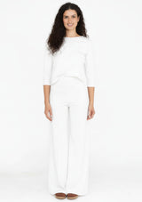 PONTE KNIT 3/4 SLEEVE TOP