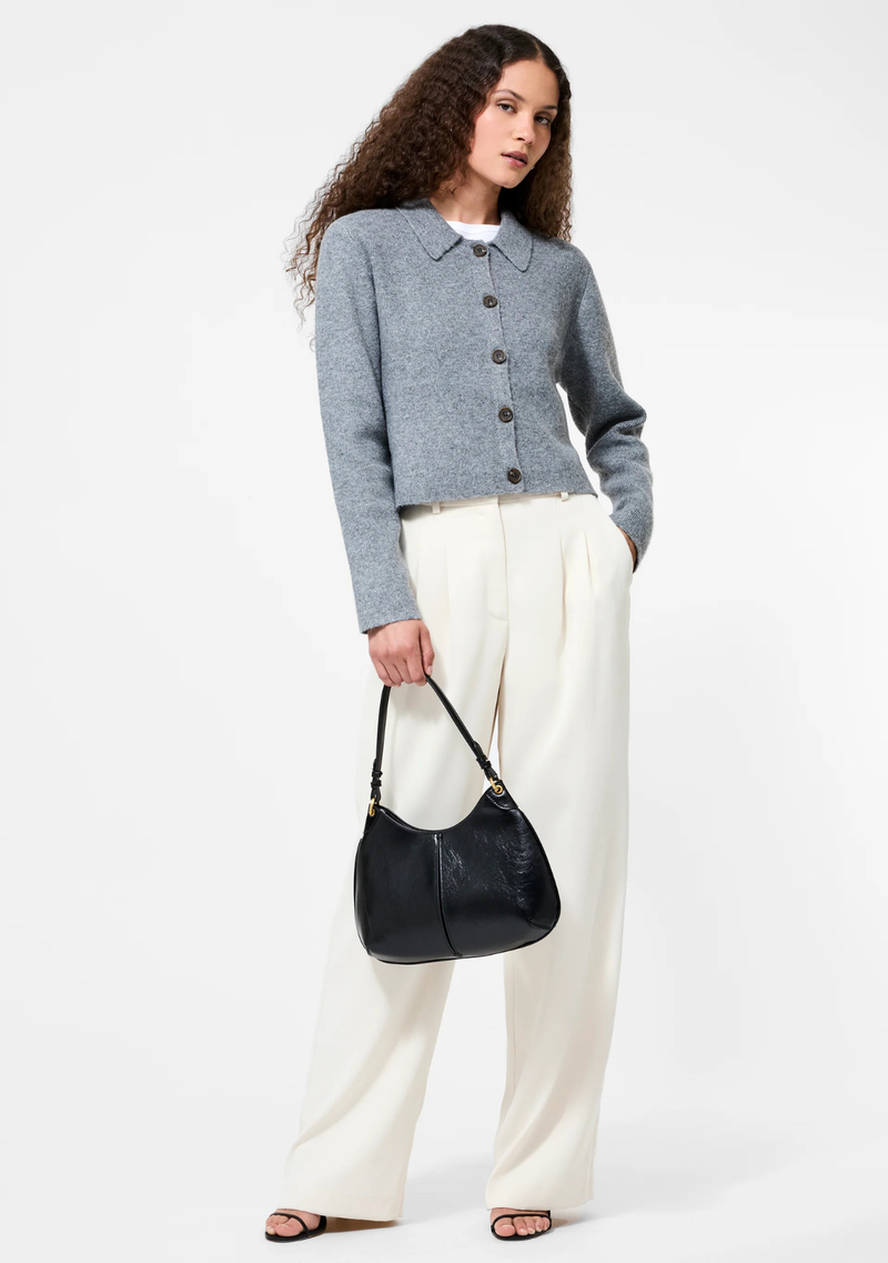 ELLIE KNIT COLLARED CARDIGAN