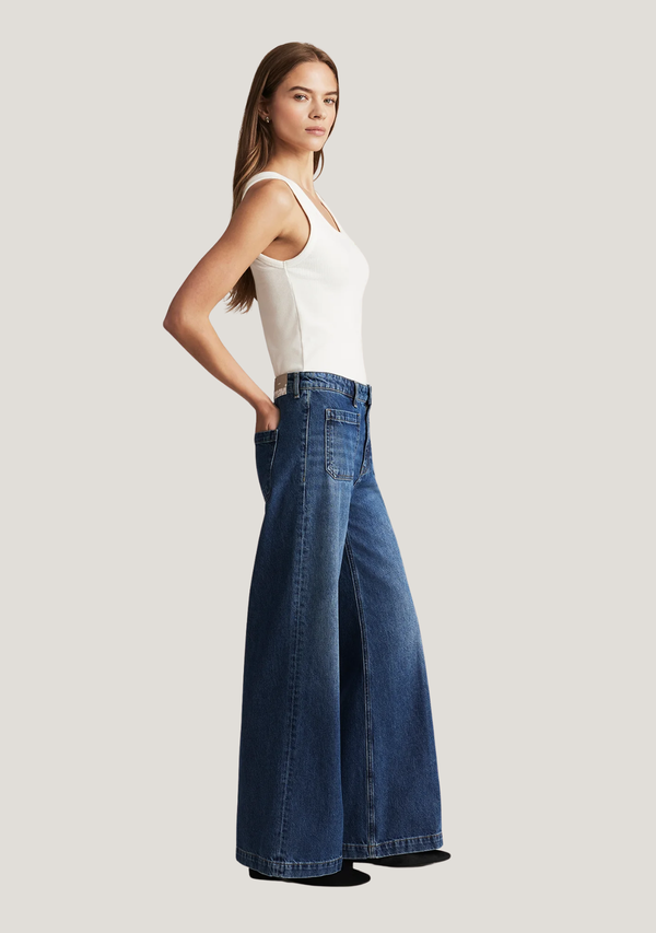 CHRISTINE WIDE LEG JEANS