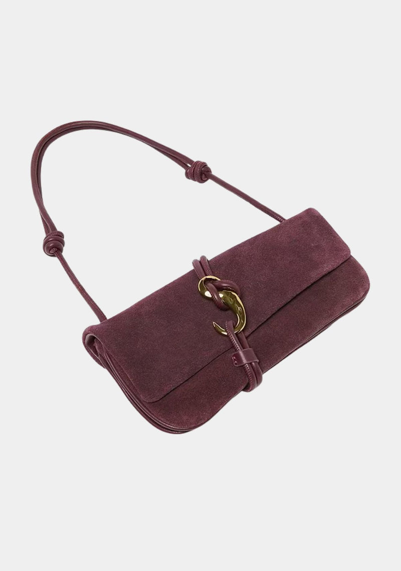 BALEN SUEDE LEATHER SHOULDER BAG