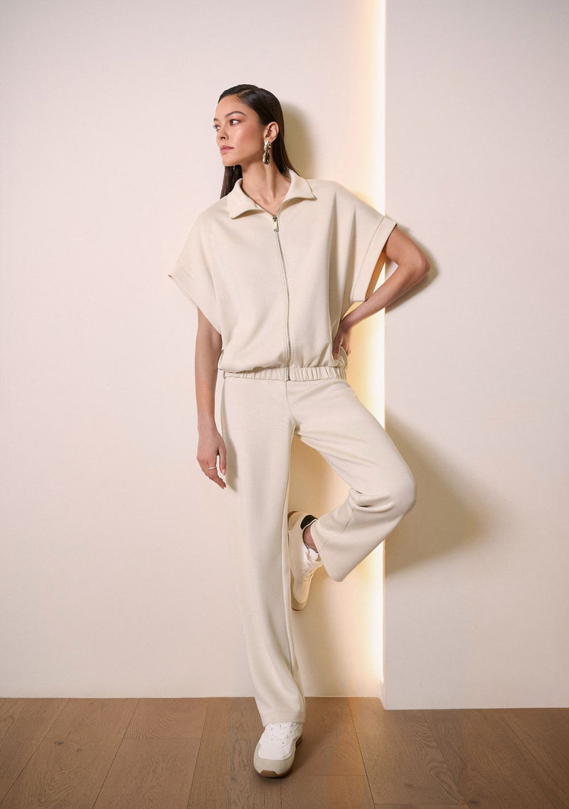 SCUBA JERSEY STRAIGHT LEG PANT