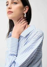 BOXY STRIPED BLOUSE