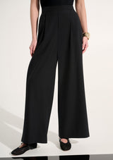 STRETCH WOVEN WIDE LEG PANT