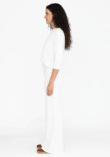PONTE KNIT 3/4 SLEEVE TOP
