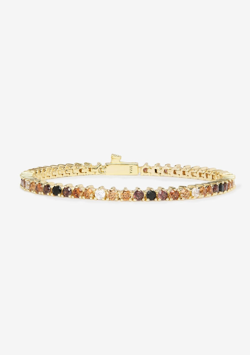 NOT YOUR BASIC OMBRE TENNIS BRACELET