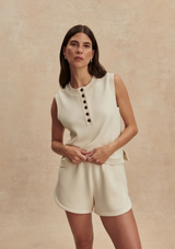 MARLA BUTTON PLACKET TANK