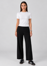 PONTE KNIT BARREL PANT