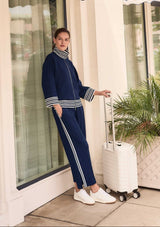 SCUBA JERSEY PULL-ON CULOTTE PANTS