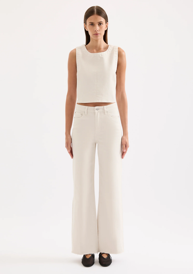 CALI STRETCH WIDE LEG JEAN