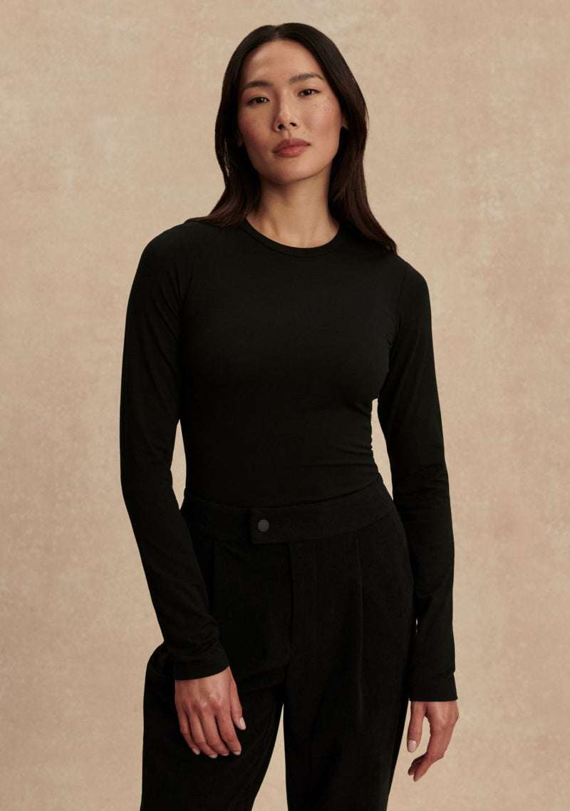 EDNA LONG SLEEVE FITTED TEE