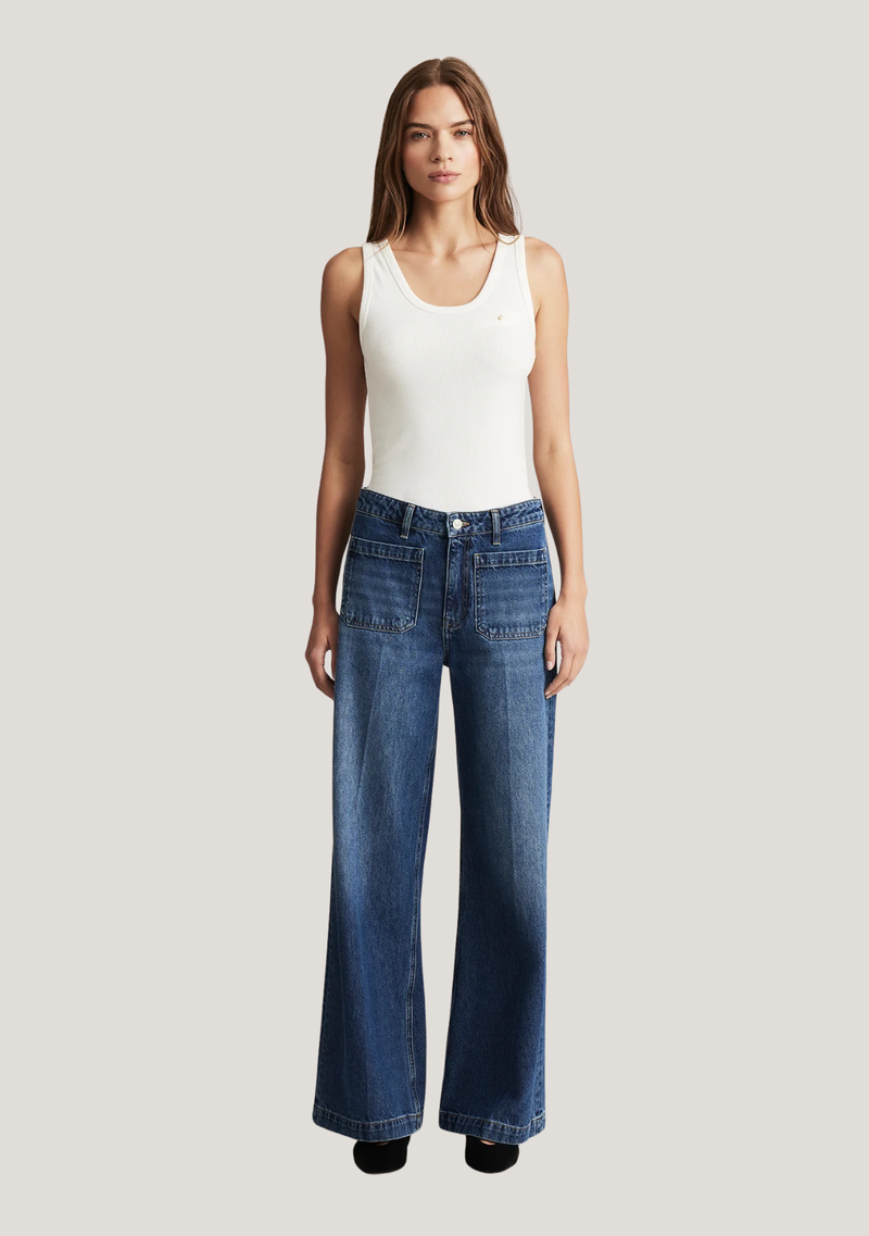 CHRISTINE WIDE LEG JEANS