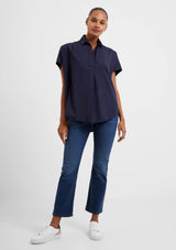 CELE RHODES POPLIN SHORT SLEEVE SHIRT