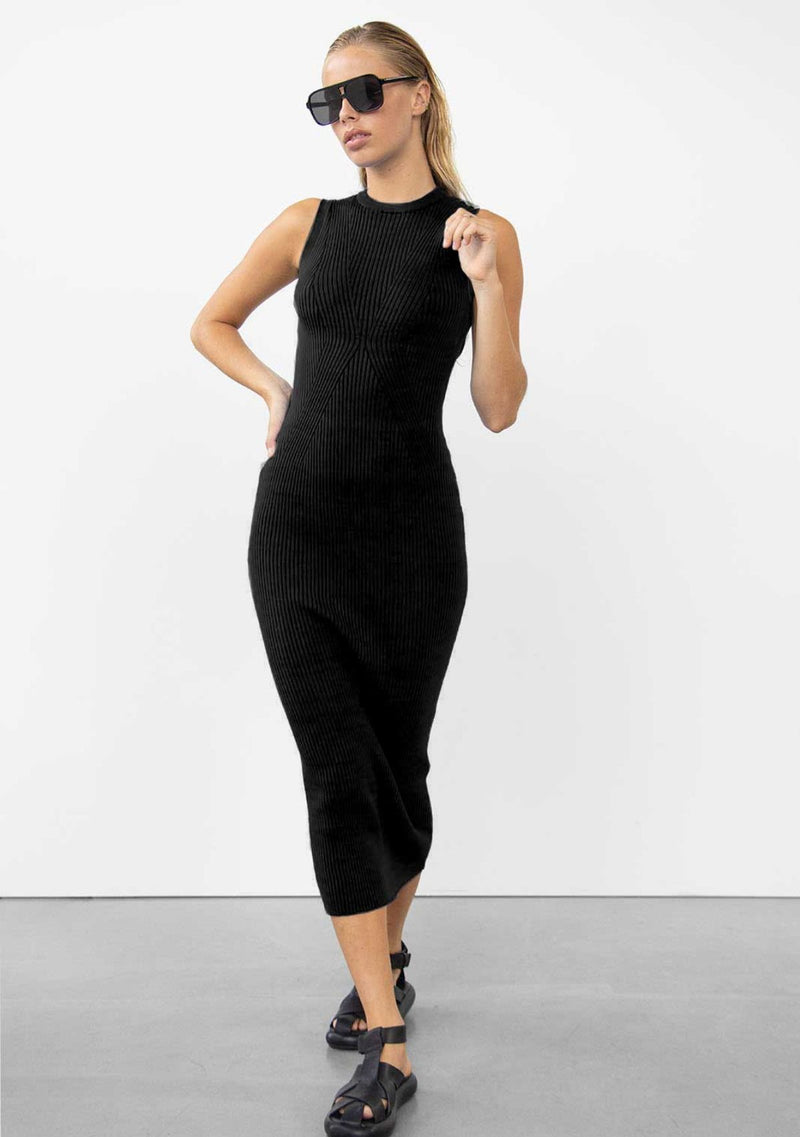 SHAYDA RIBBED DRESS