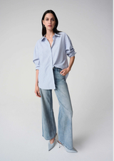 BOXY STRIPED BLOUSE