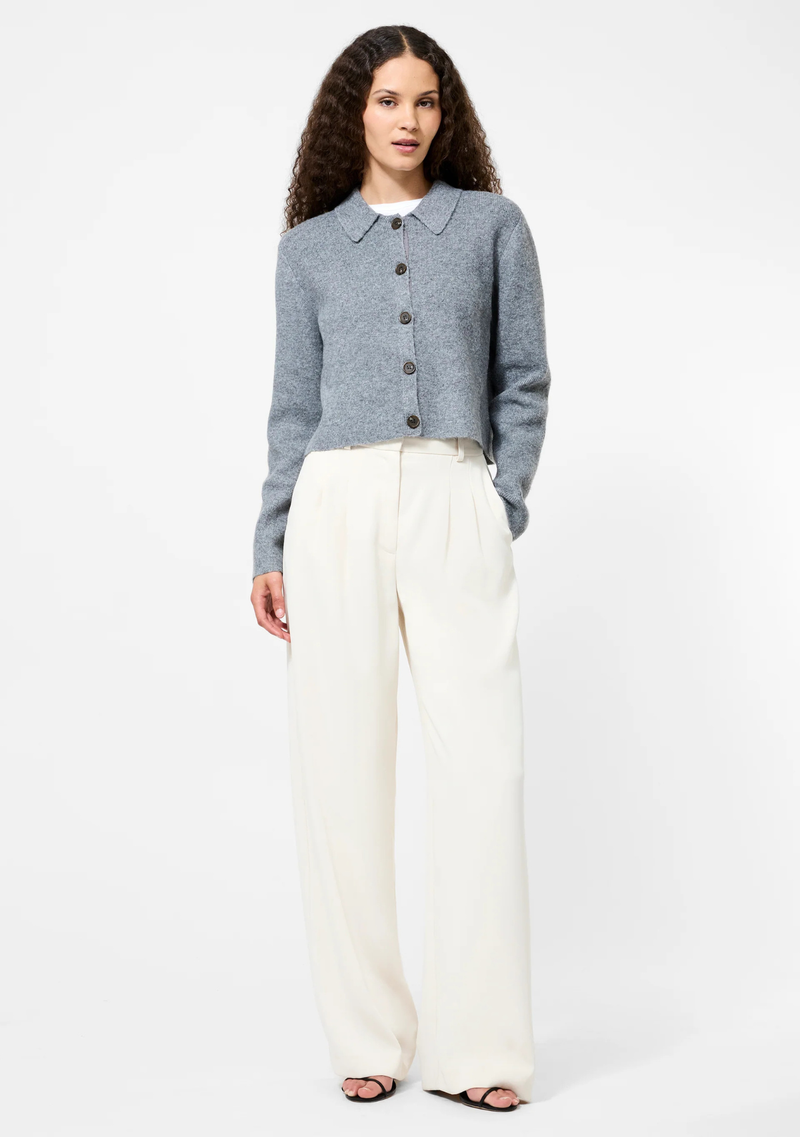 ELLIE KNIT COLLARED CARDIGAN