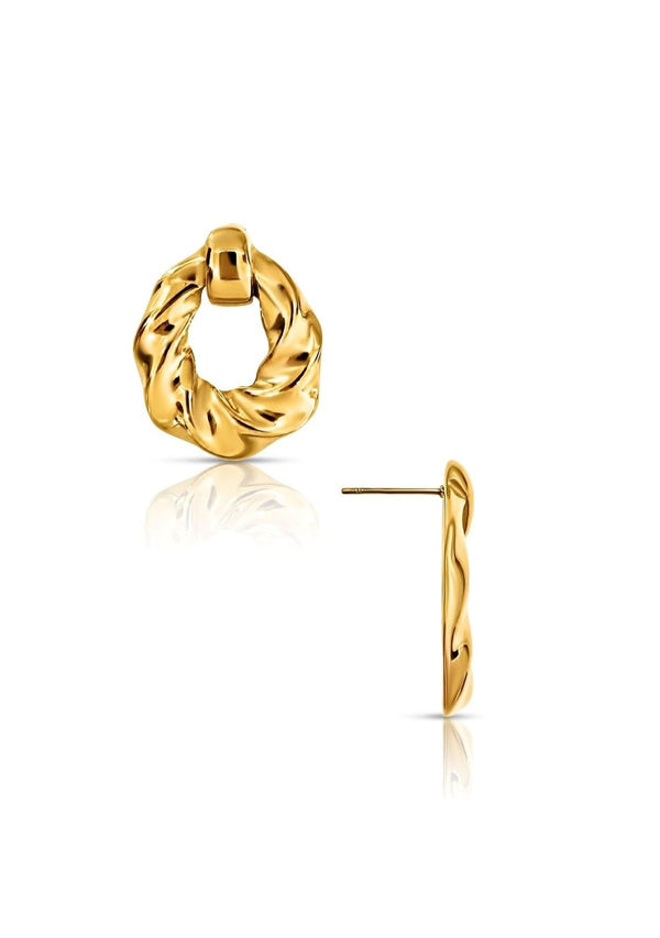 COLTER TWIST KNOCKER EARRING