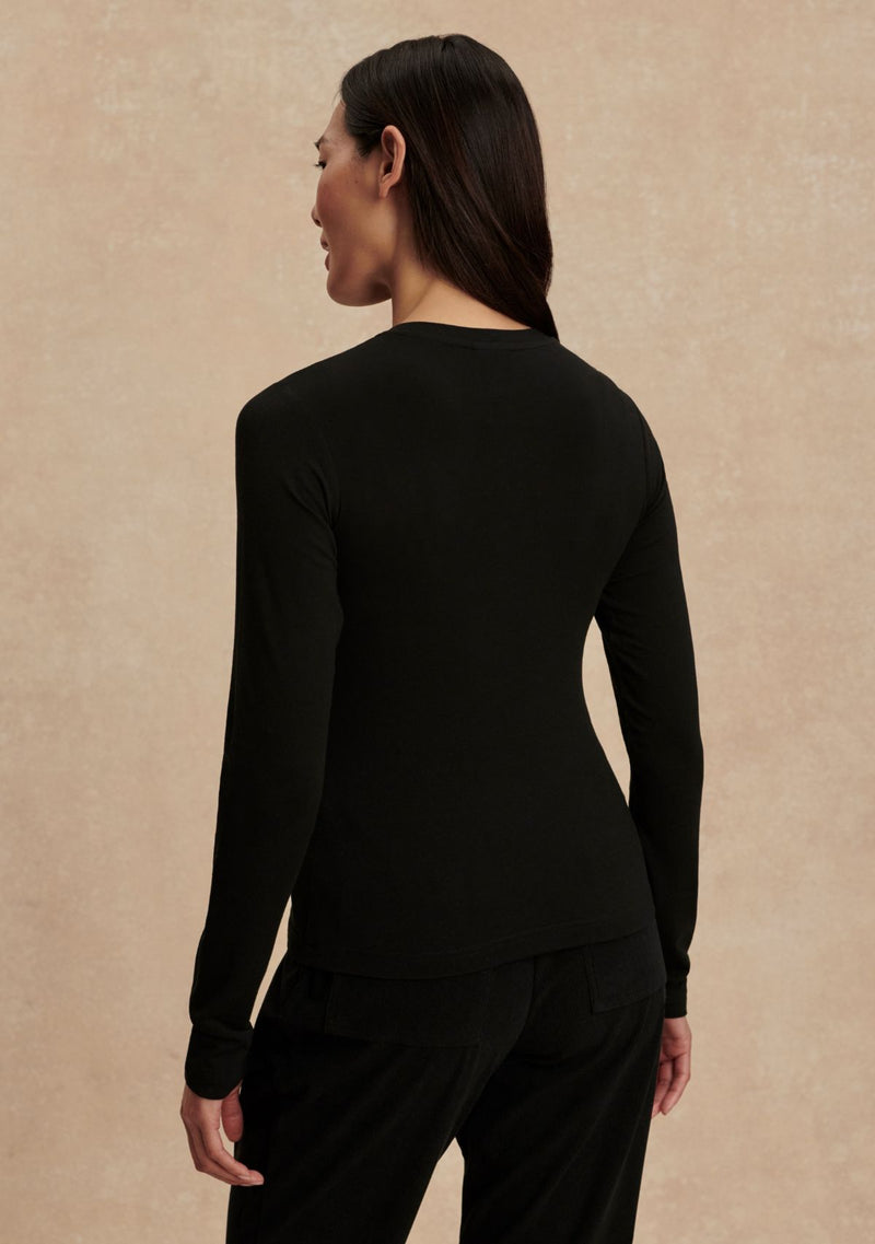 EDNA LONG SLEEVE FITTED TEE