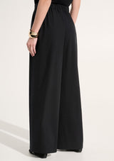 STRETCH WOVEN WIDE LEG PANT