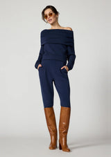 SYBIL OFF THE SHOULDER SWEATAER