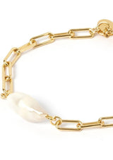 DANIELLE GOLD AND PEARL BRACELET