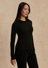 EDNA LONG SLEEVE FITTED TEE