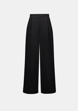 STRETCH WOVEN WIDE LEG PANT