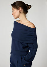 SYBIL OFF THE SHOULDER SWEATAER