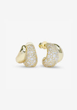 NORAH PAVE DOUBLE HOOP